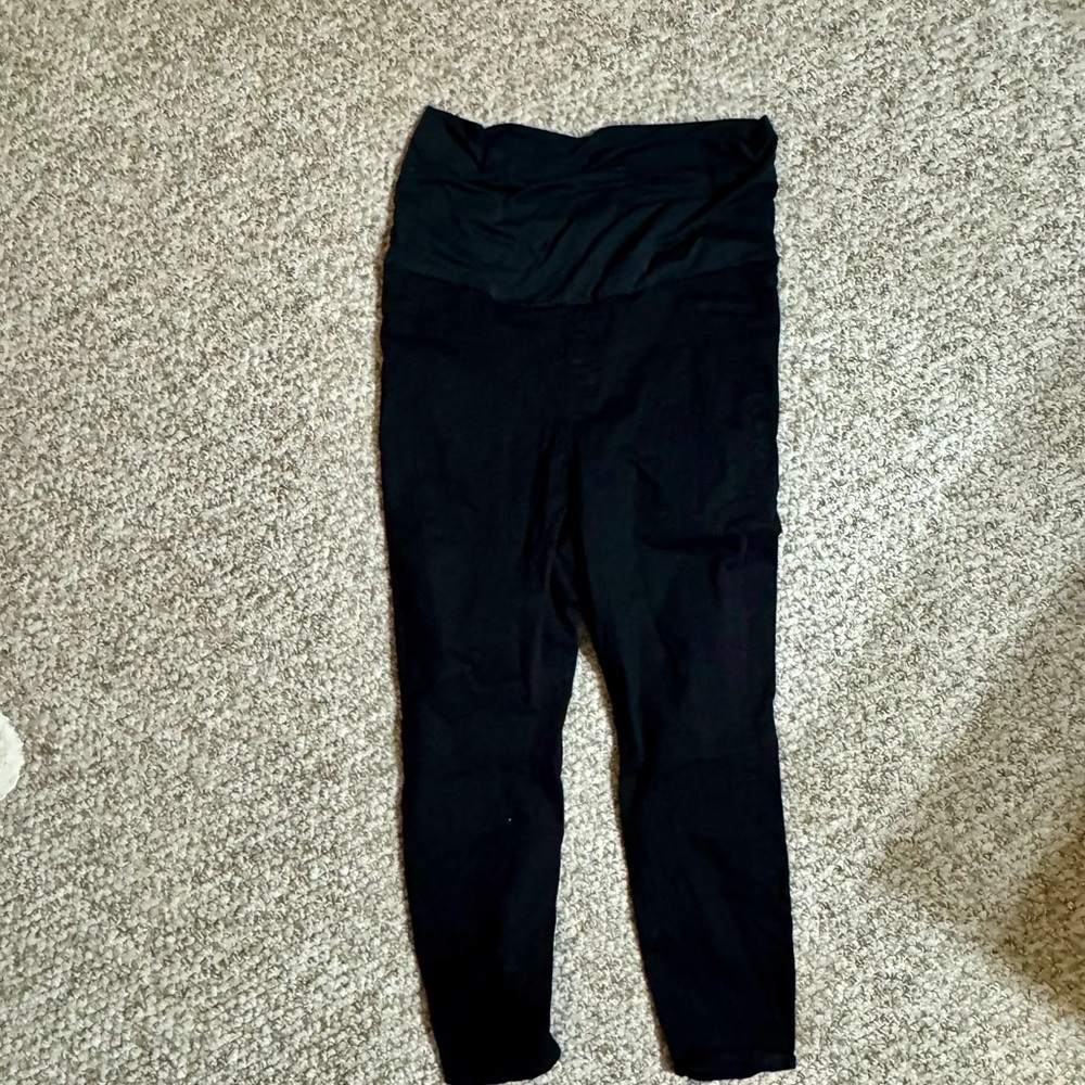 Good American maternity jeans, black